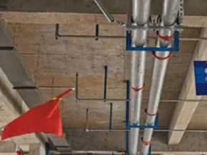 桥东管廊支架的安装方法